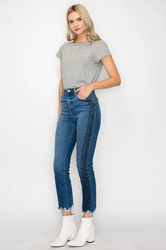 Artemis Vintage Plus Size - High Rise Slim Straight Jeans