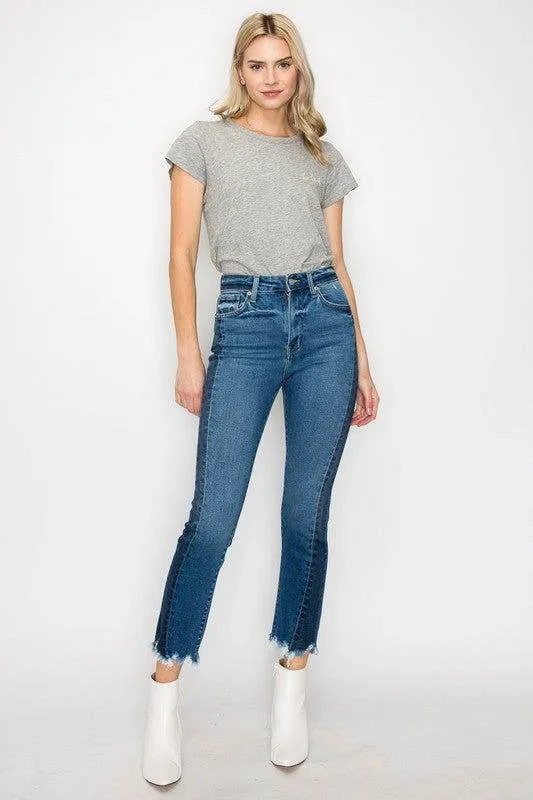 Artemis Vintage Plus Size - High Rise Slim Straight Jeans