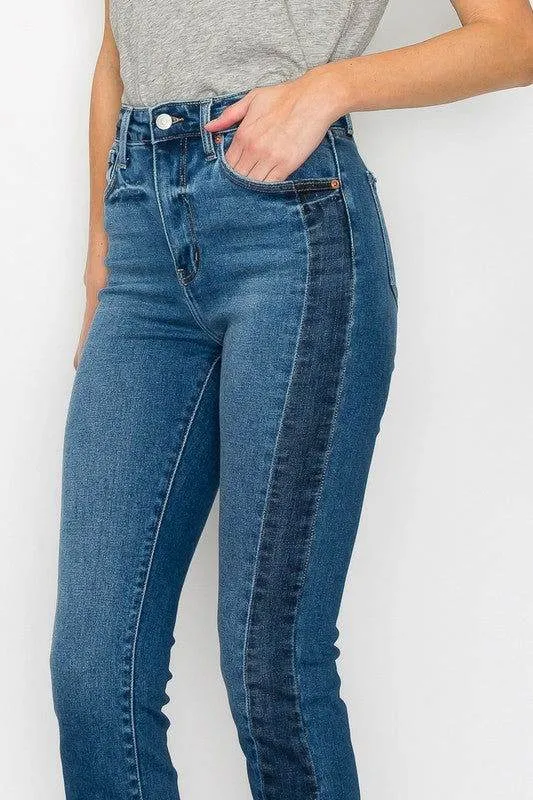 Artemis Vintage Plus Size - High Rise Slim Straight Jeans