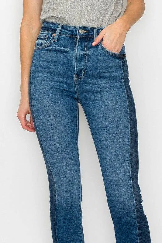 Artemis Vintage Plus Size - High Rise Slim Straight Jeans