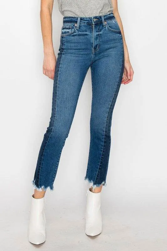 Artemis Vintage Plus Size - High Rise Slim Straight Jeans