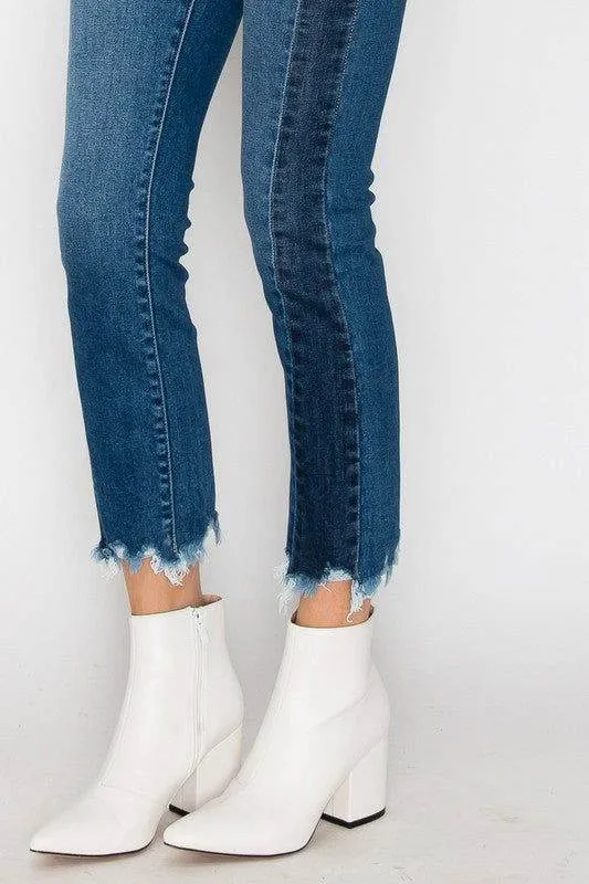 Artemis Vintage Plus Size - High Rise Slim Straight Jeans