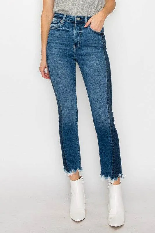 Artemis Vintage Plus Size - High Rise Slim Straight Jeans