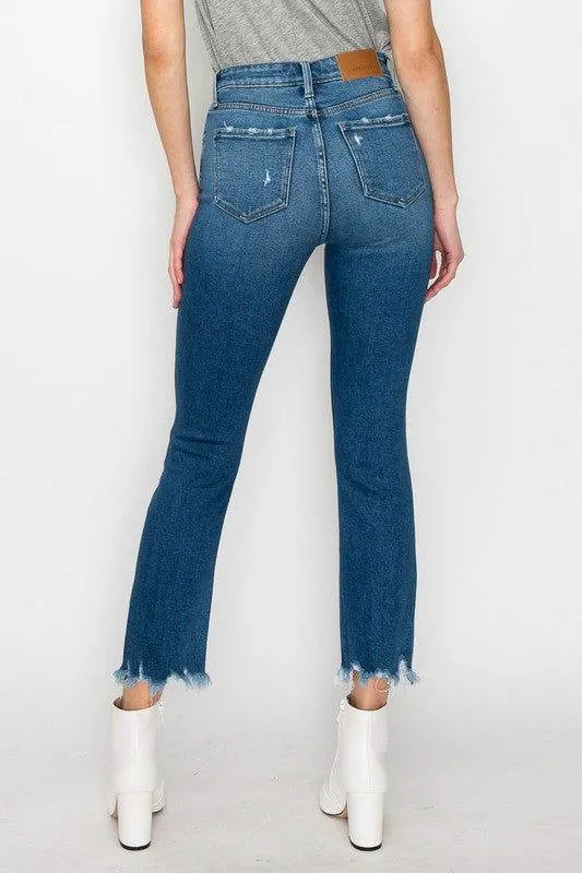Artemis Vintage Plus Size - High Rise Slim Straight Jeans