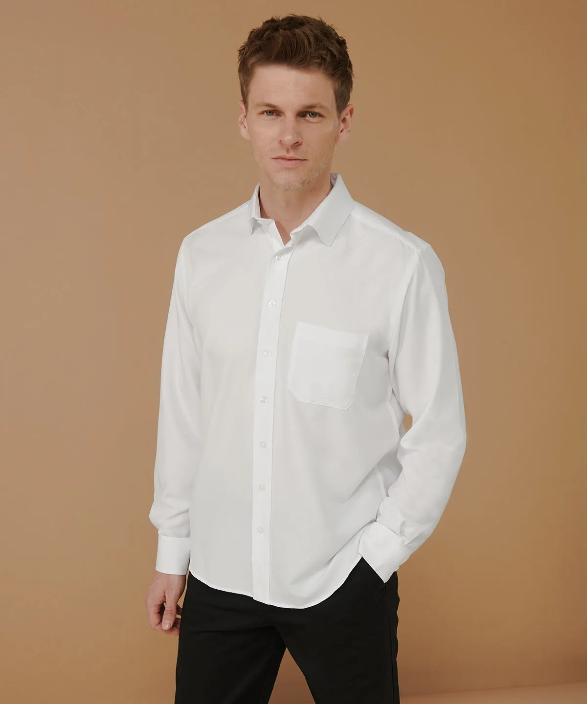 Black - Wicking antibacterial long sleeve shirt