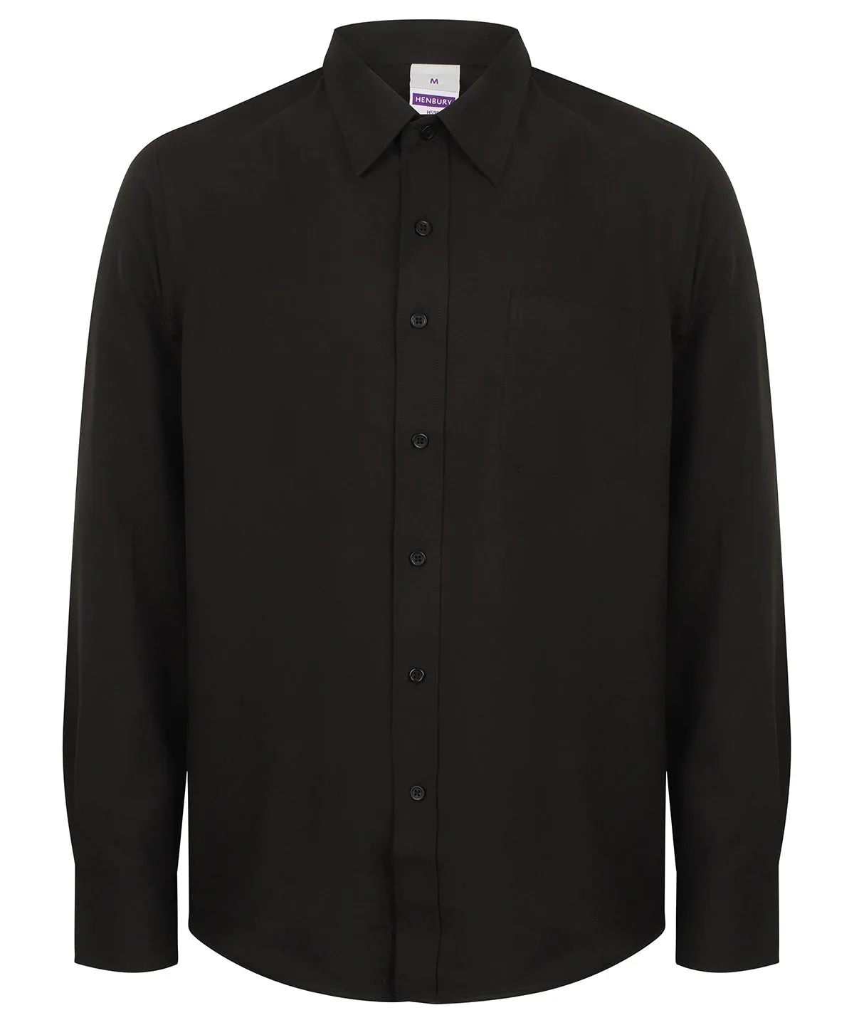 Black - Wicking antibacterial long sleeve shirt