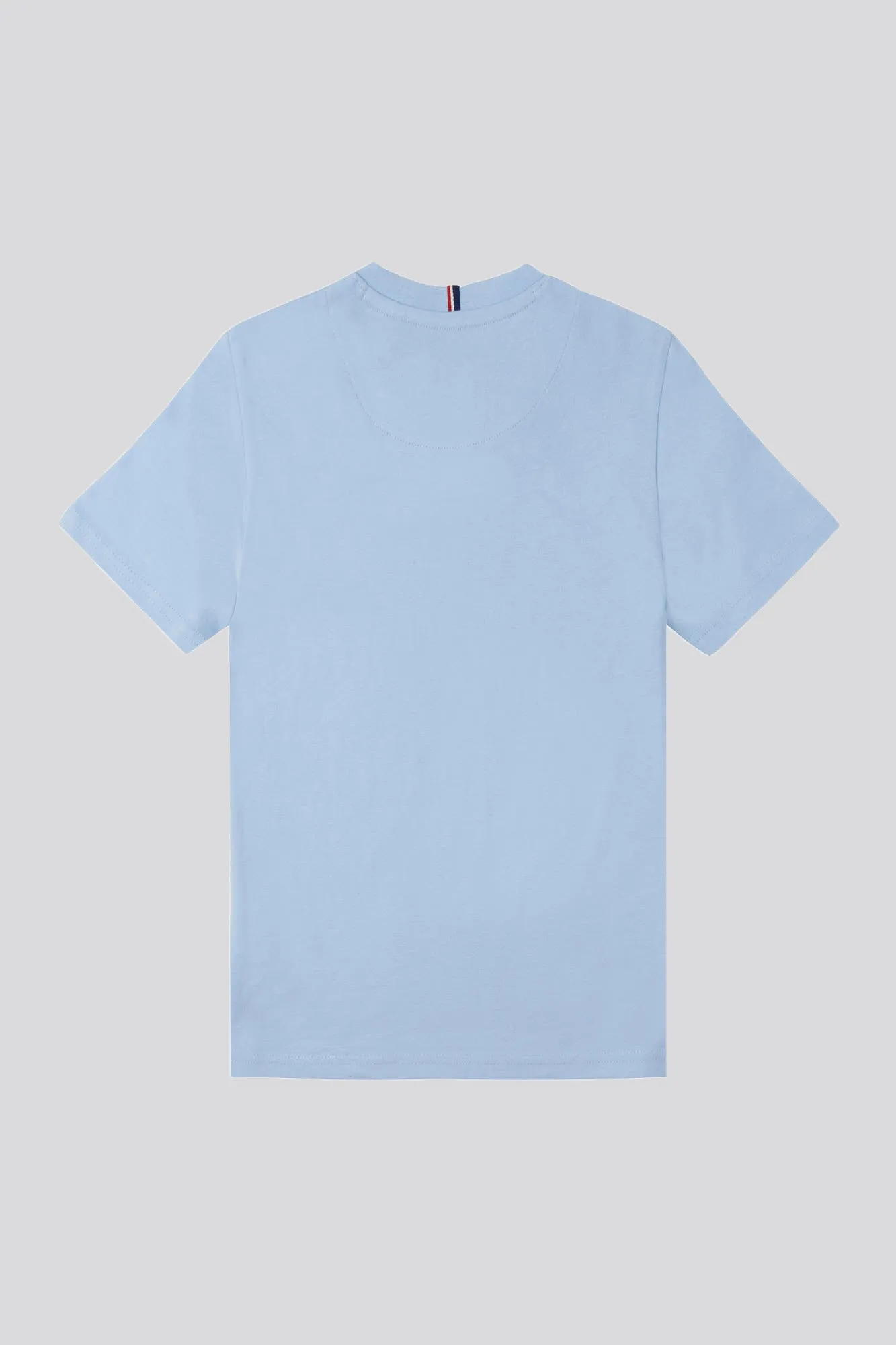 Boys Double Horsemen T- Shirt in Chambray Blue