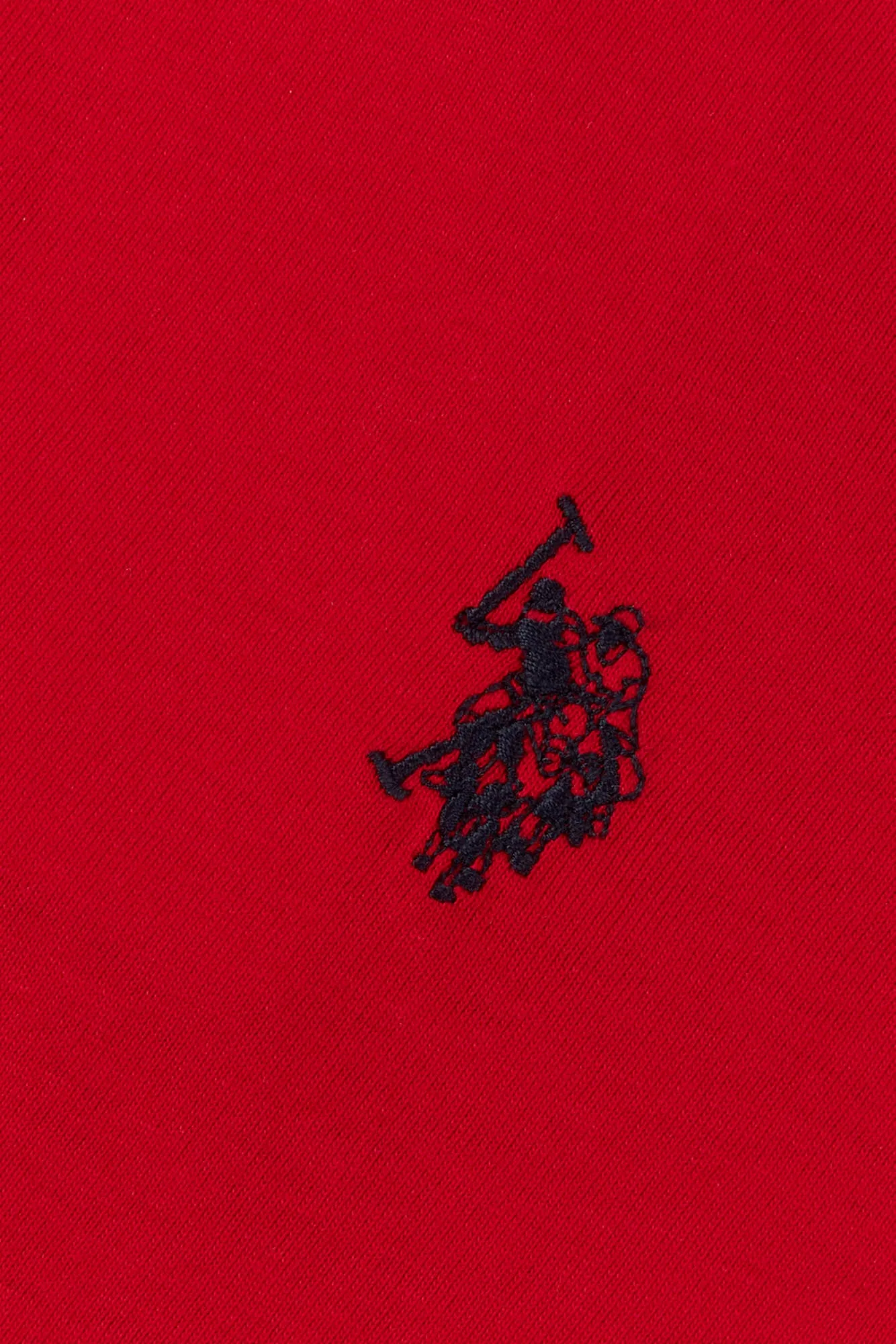 Boys Double Horsemen T- Shirt in Haute Red