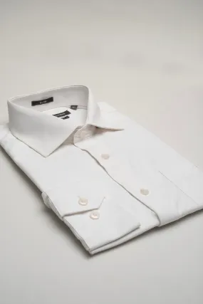 Crocodile Plain Slim Fit-White
