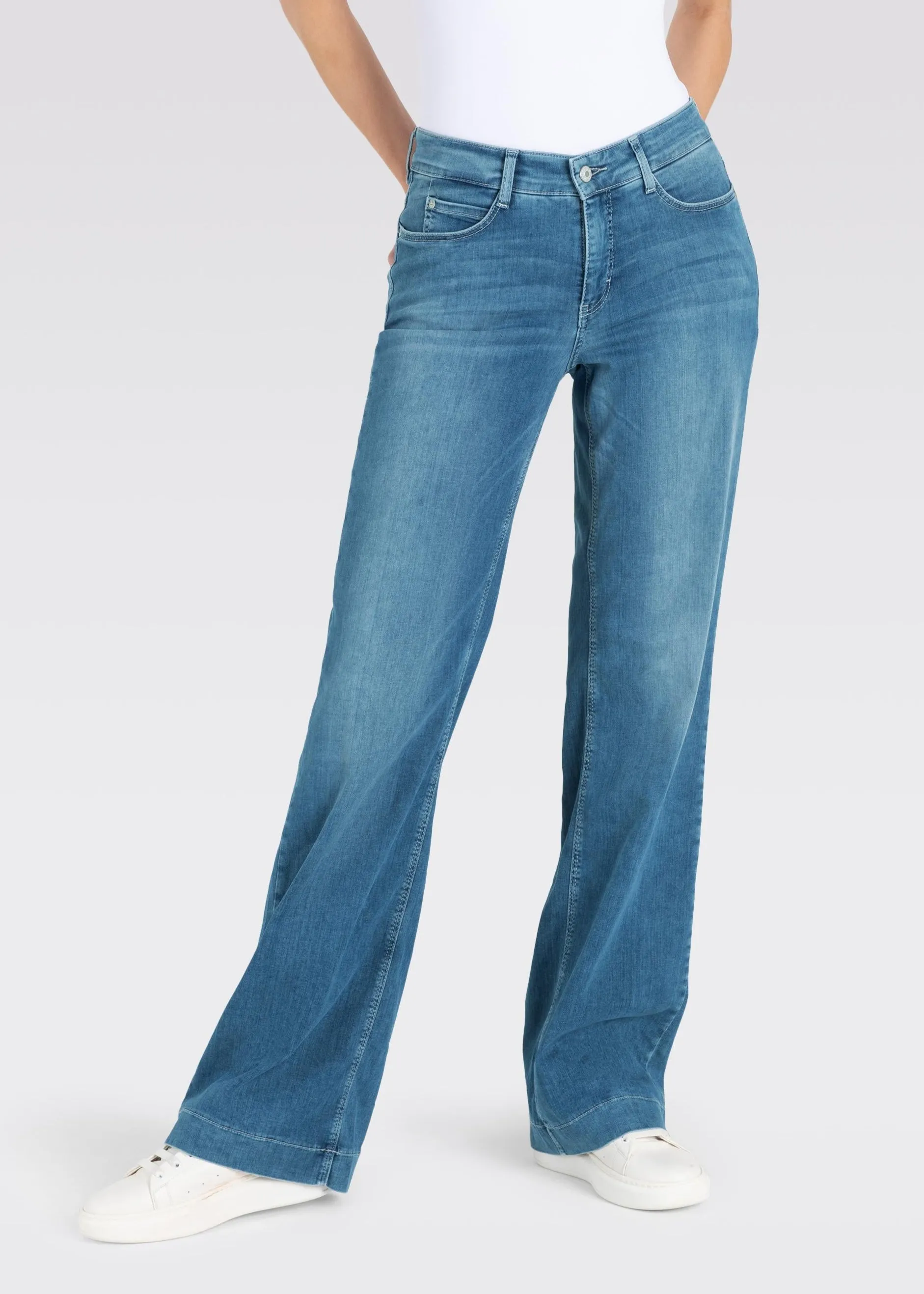 Dream Wide Wonderlight Jeans 32" - Summer Mid Blue Wash