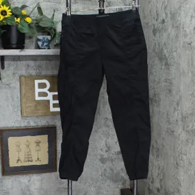 Eddie Bauer Women's Laid Back Twill Jogger Pants Black 6