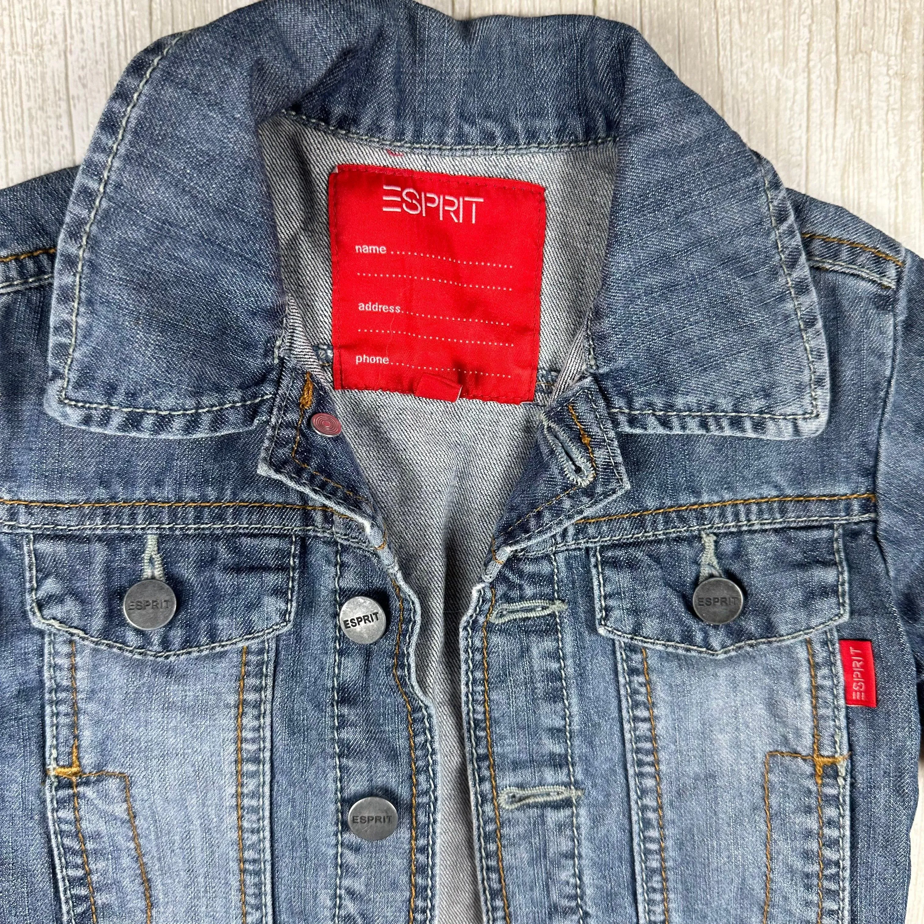 Esprit Toddler Button Front Denim Jacket - Size 18M