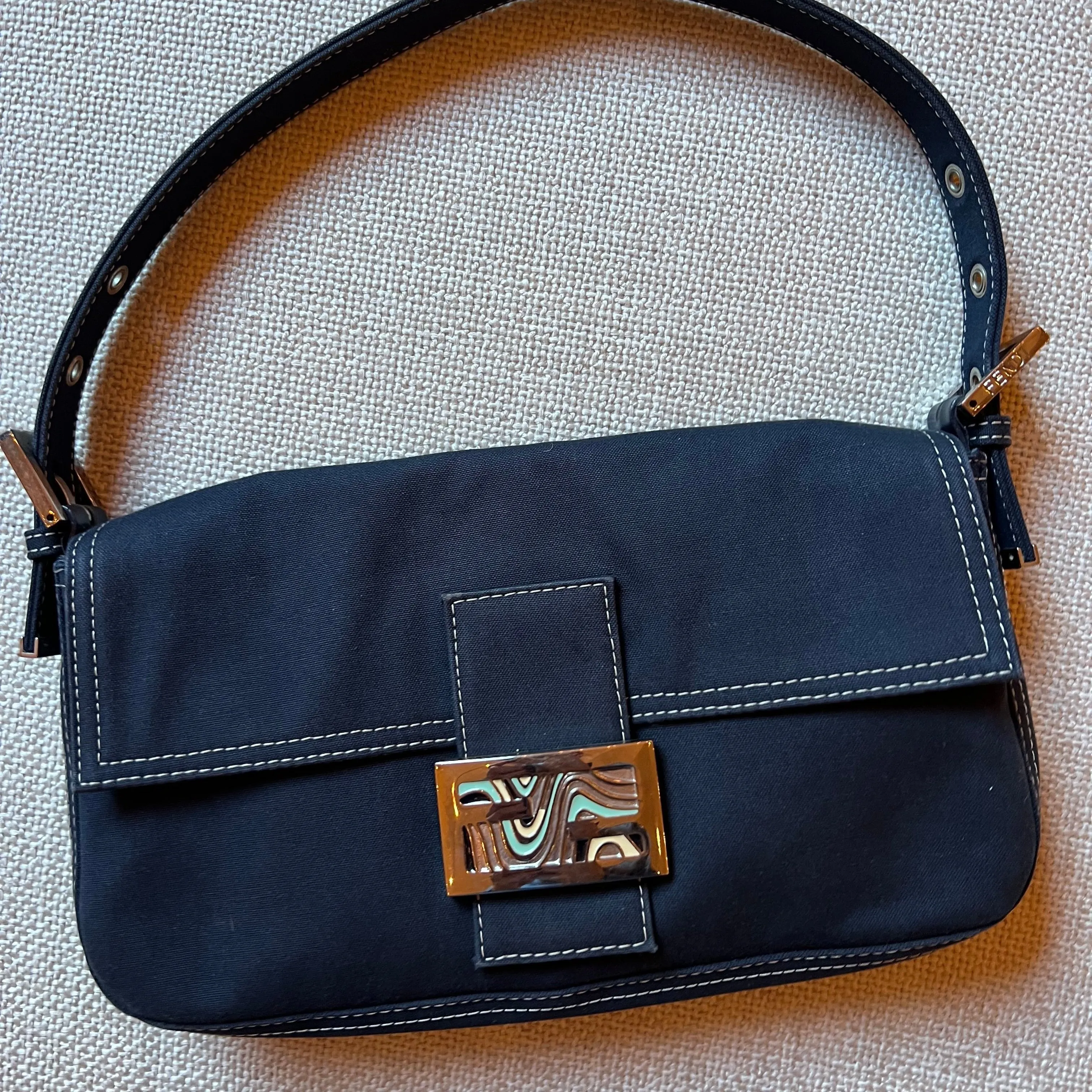 Fendi Baguette Denim