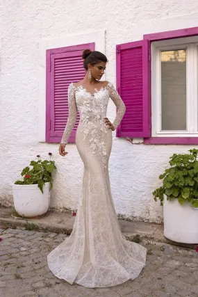 Floral Wedding Ball Gown
