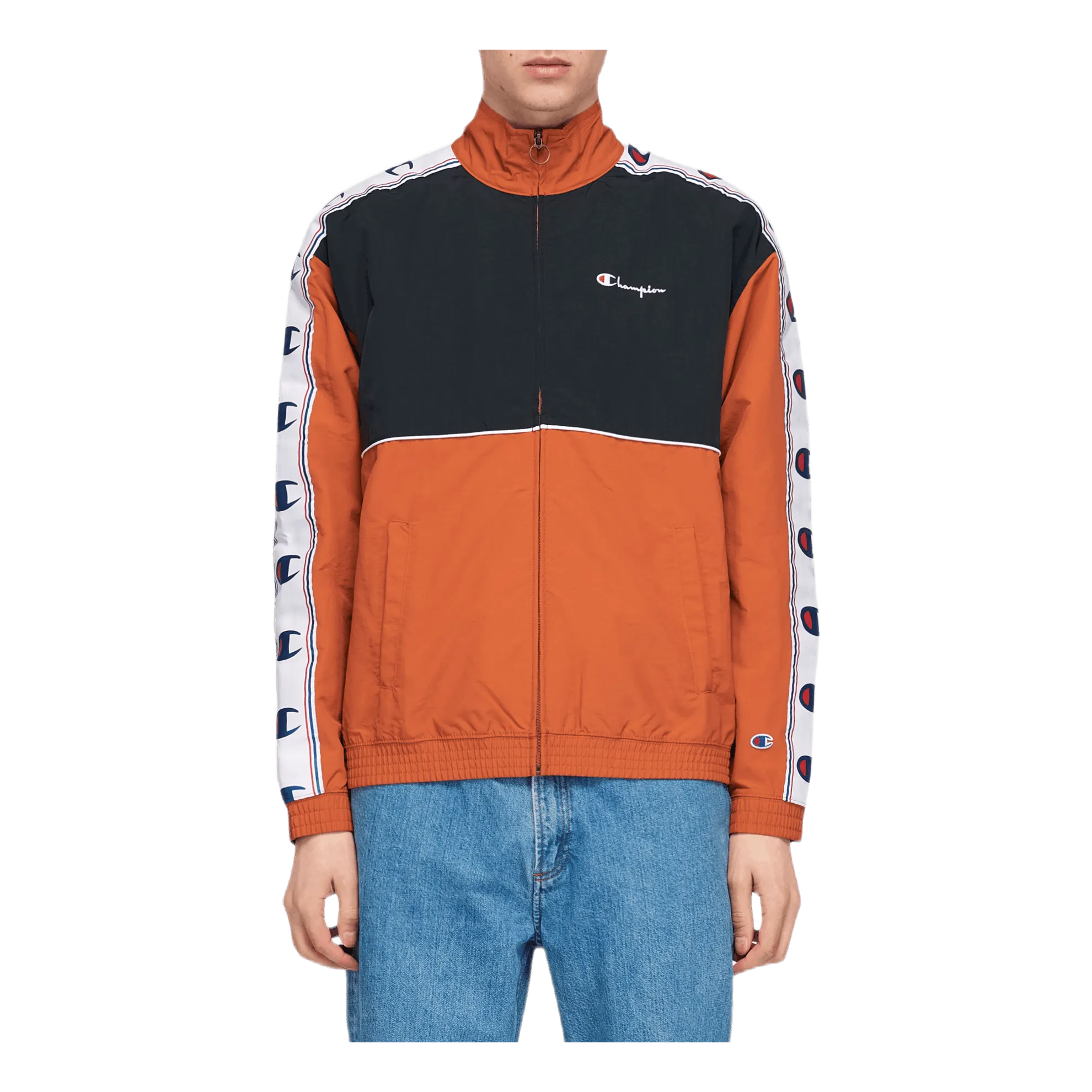 Full Zip Top Orange