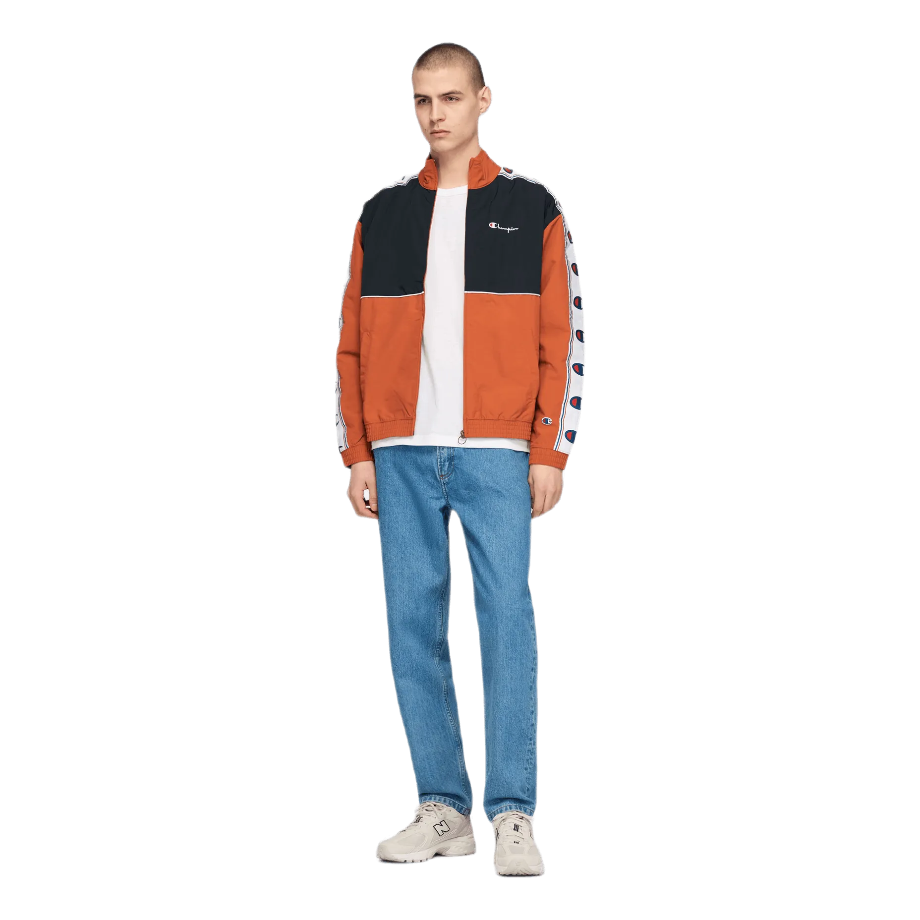 Full Zip Top Orange