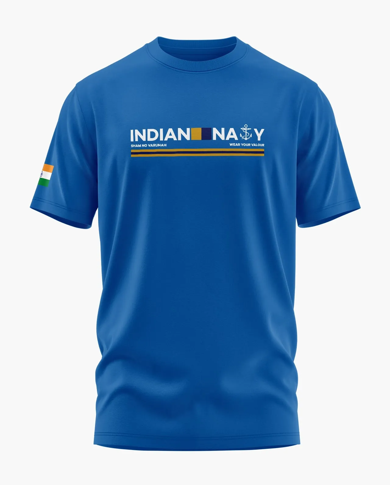 Indian Navy Admiral Signature LuxeSoft Cotton T-Shirt