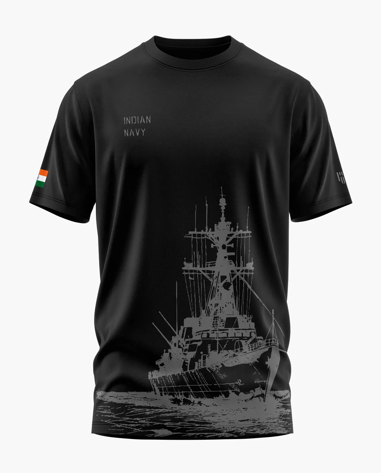 INDIAN NAVY VINTAGE Signature LuxeSoft Cotton T-Shirt