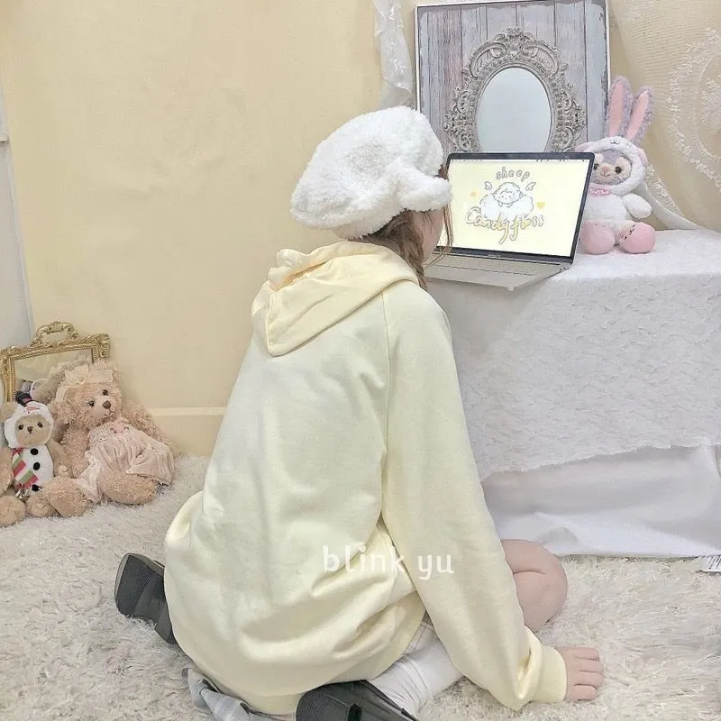 Kawaii E Girl Print Hoodie