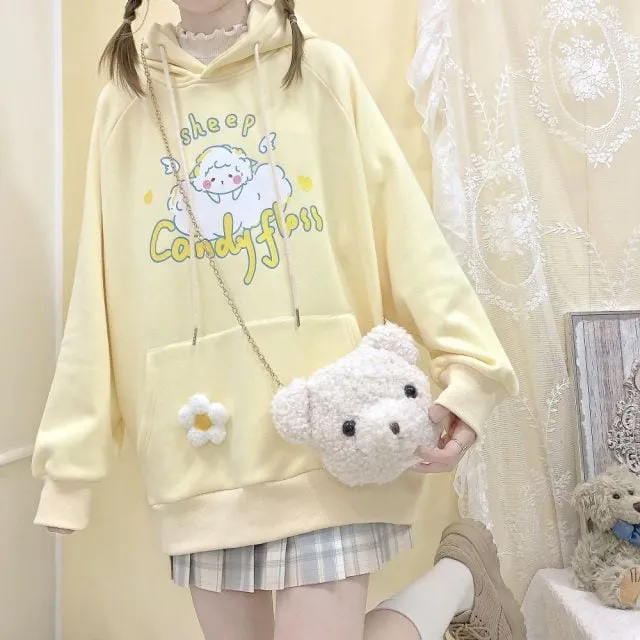 Kawaii E Girl Print Hoodie