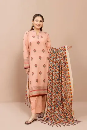 Kayseria 3Pc Embroidered dhannak Suit winter Collection 842