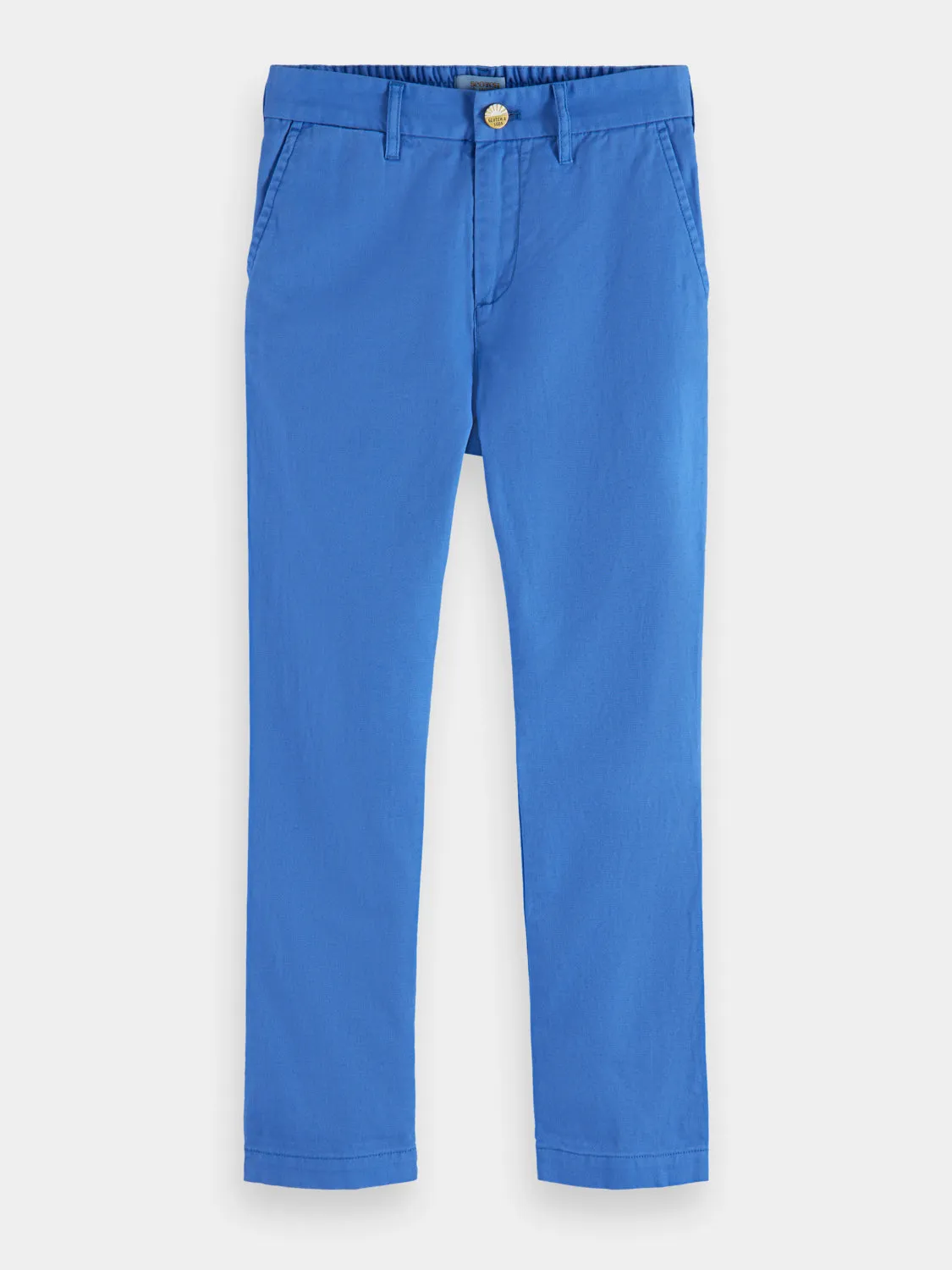 Kids - Loose tapered-fit cotton-linen pants