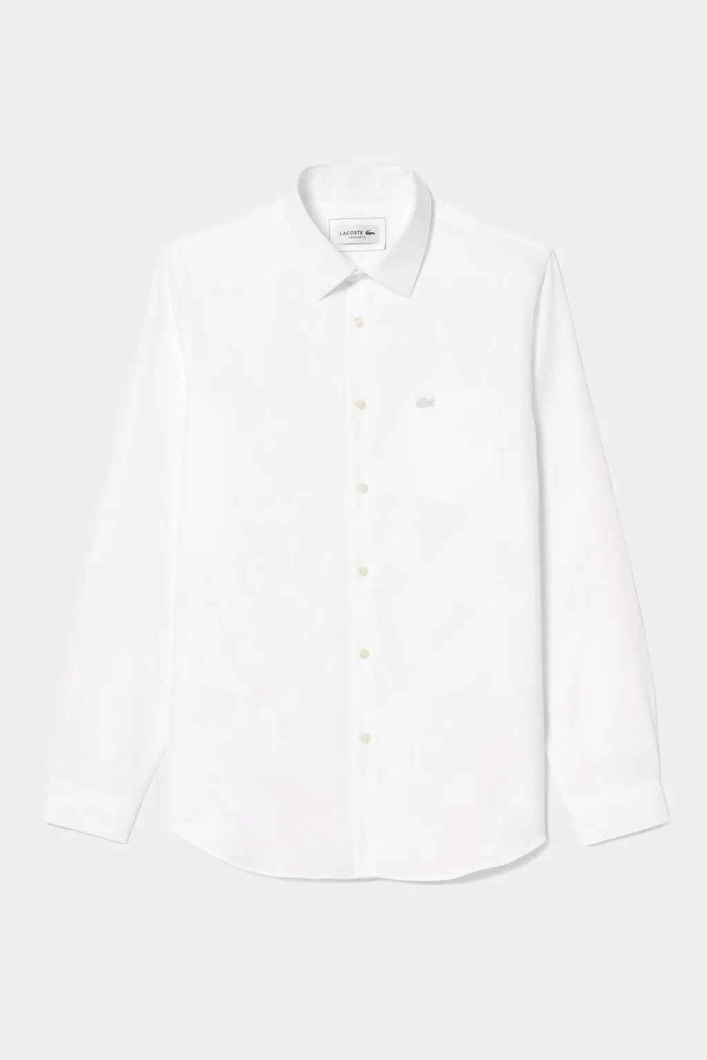 Lacoste - Men's Regular Fit Solid Cotton Shirt