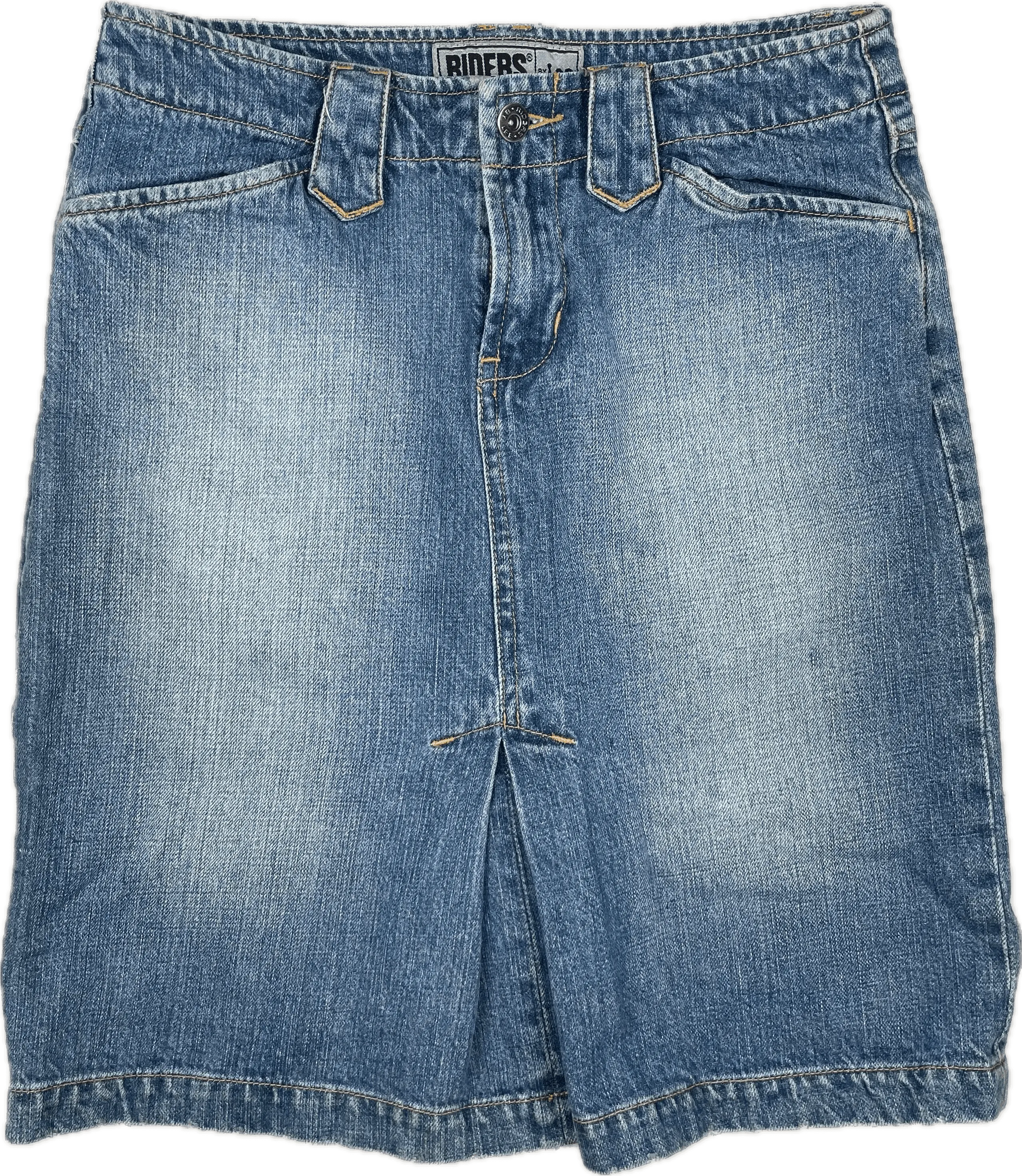 Lee Denim Pleat front Jeans Skirt - Size 8
