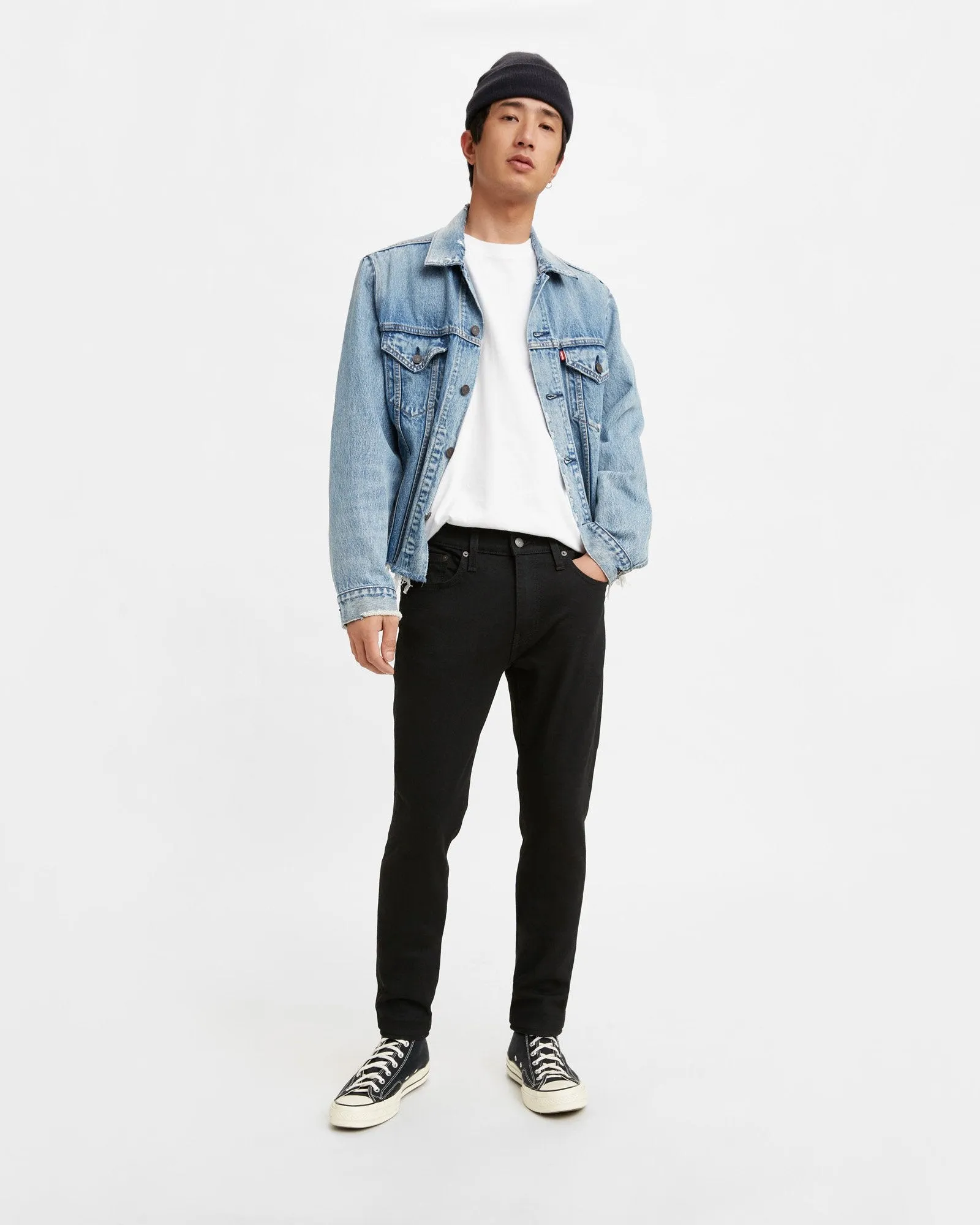 Levi's® Skinny Taper Mens Jeans - Black Leaf ADV