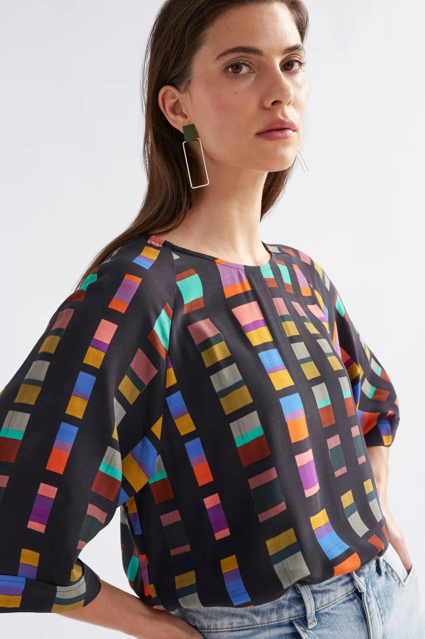 Malo Top Tessela Print