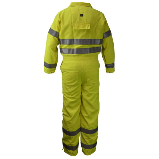Neese VM7CA3FY Type R Class 3 Flame-Resistant Modacrylic High-Visibility Coverall
