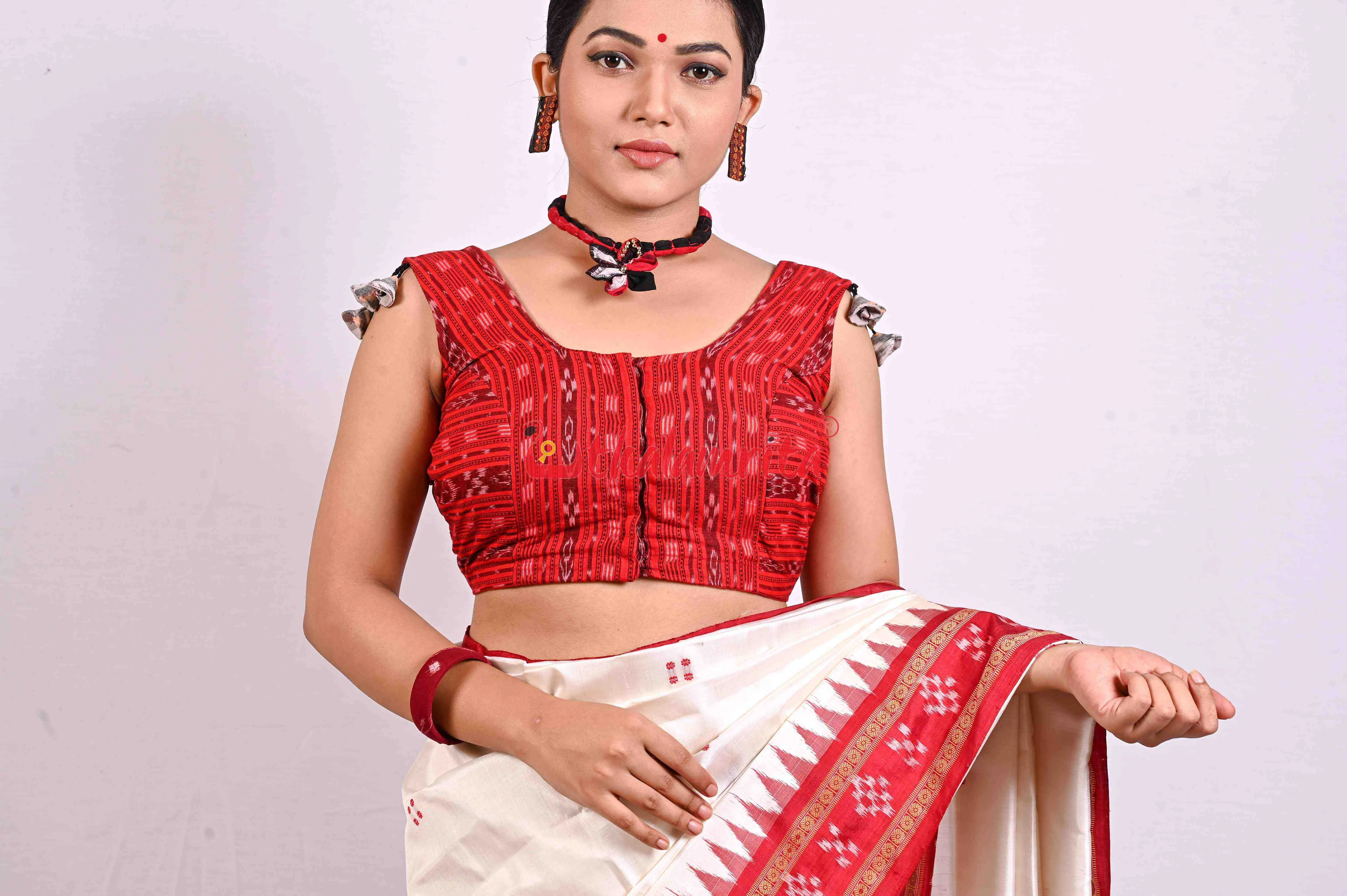 Red Ikat (Blouse)