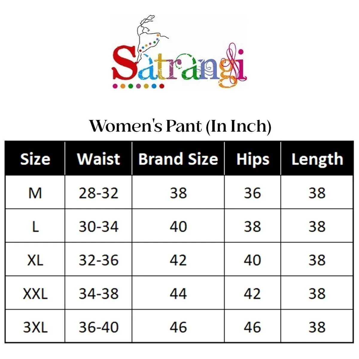 Satrangi Women's Green Viscose Lycra Trouser