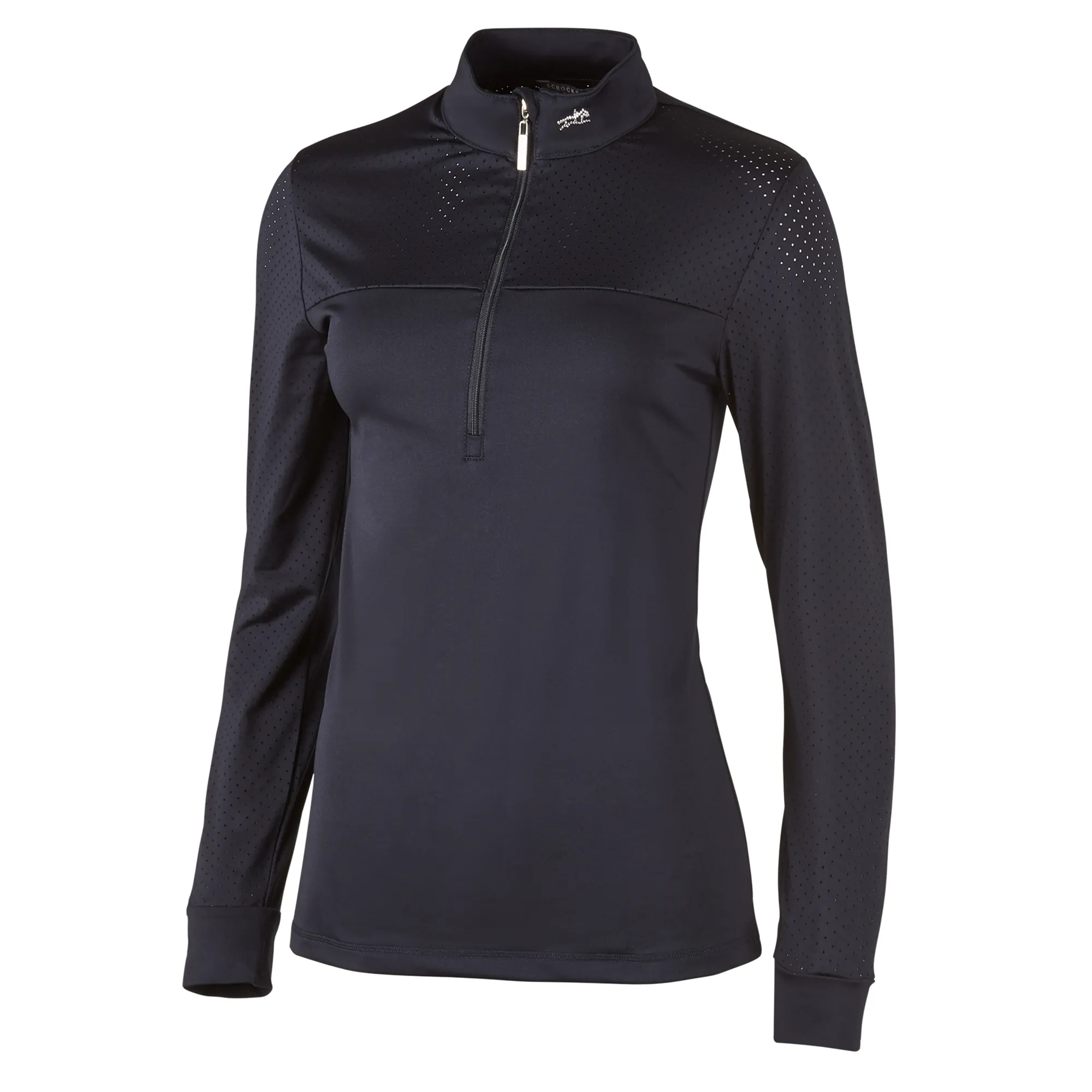 Schockemohle PENELOPE Style Ladies Training and Show Shirt, Dark Blue