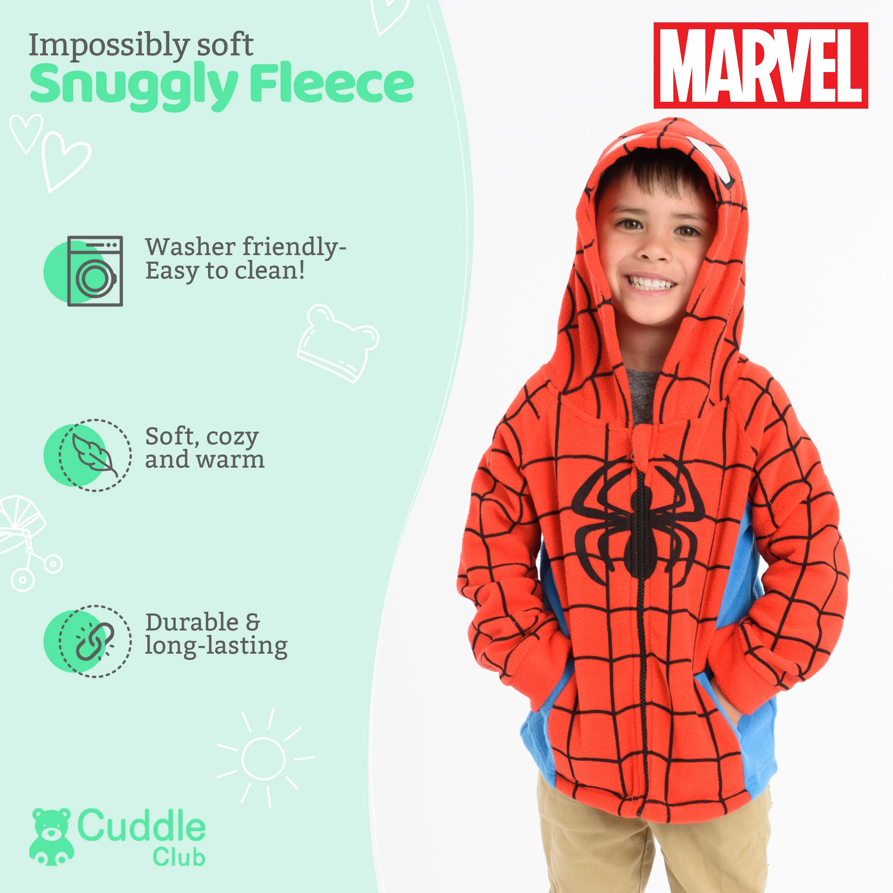 Spiderman Fleece Jacket