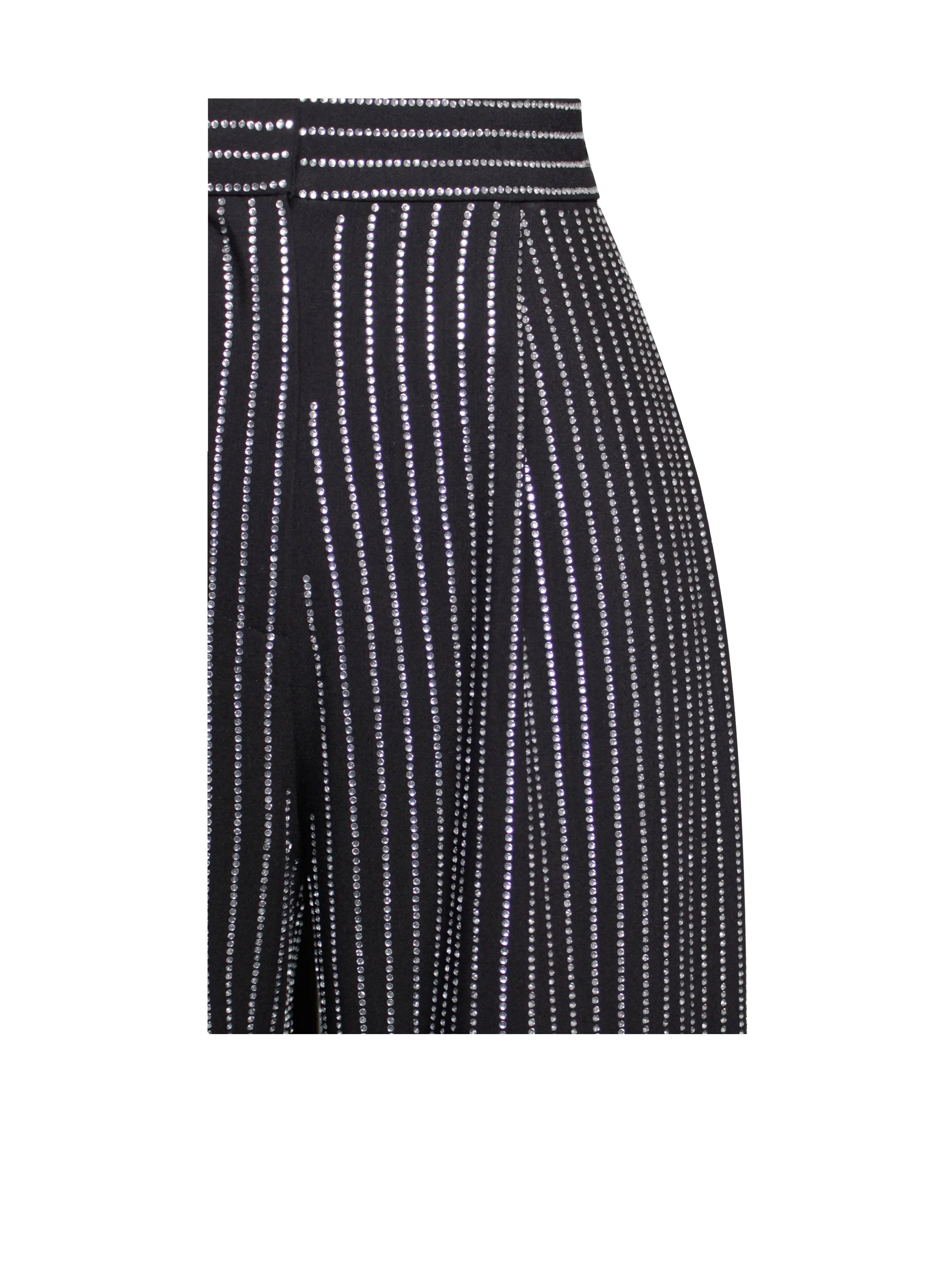 Taelyn Black Stylish Crystal Trousers