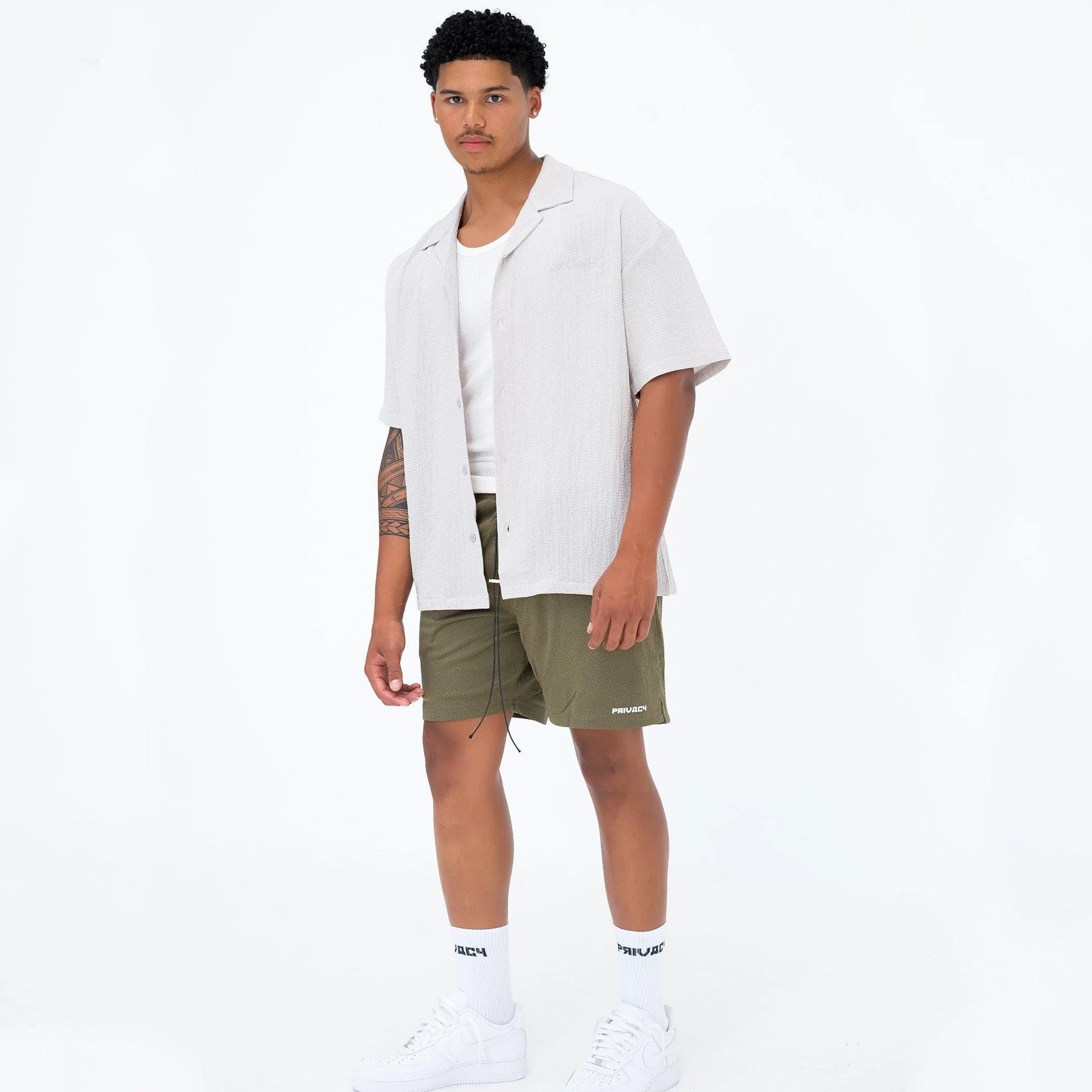 Textured Shirt (Off-White)