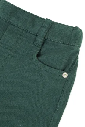 Trousers - Green English Twill
