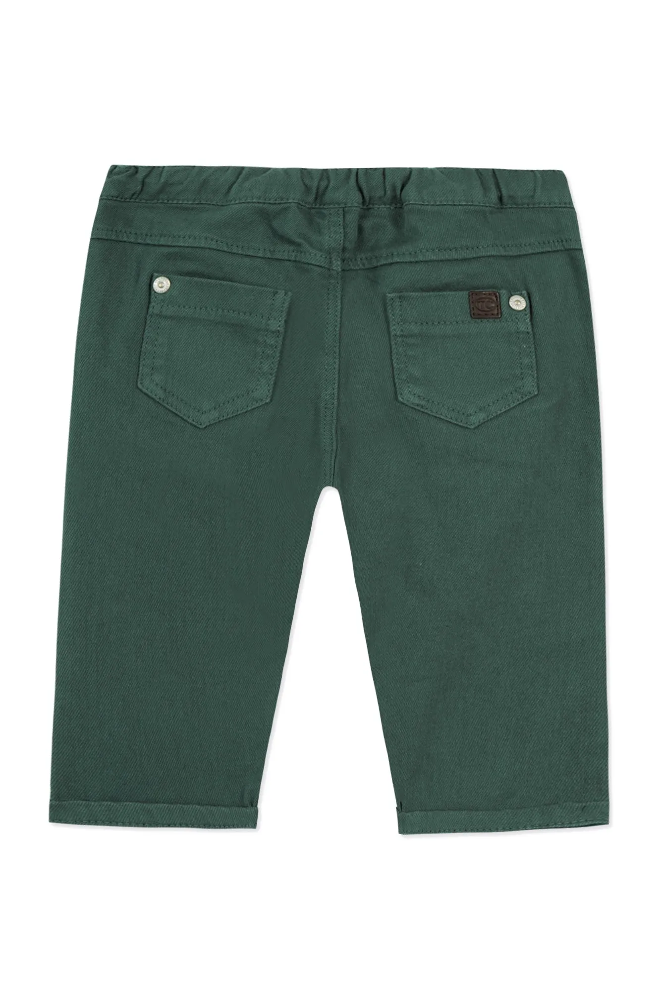 Trousers - Green English Twill