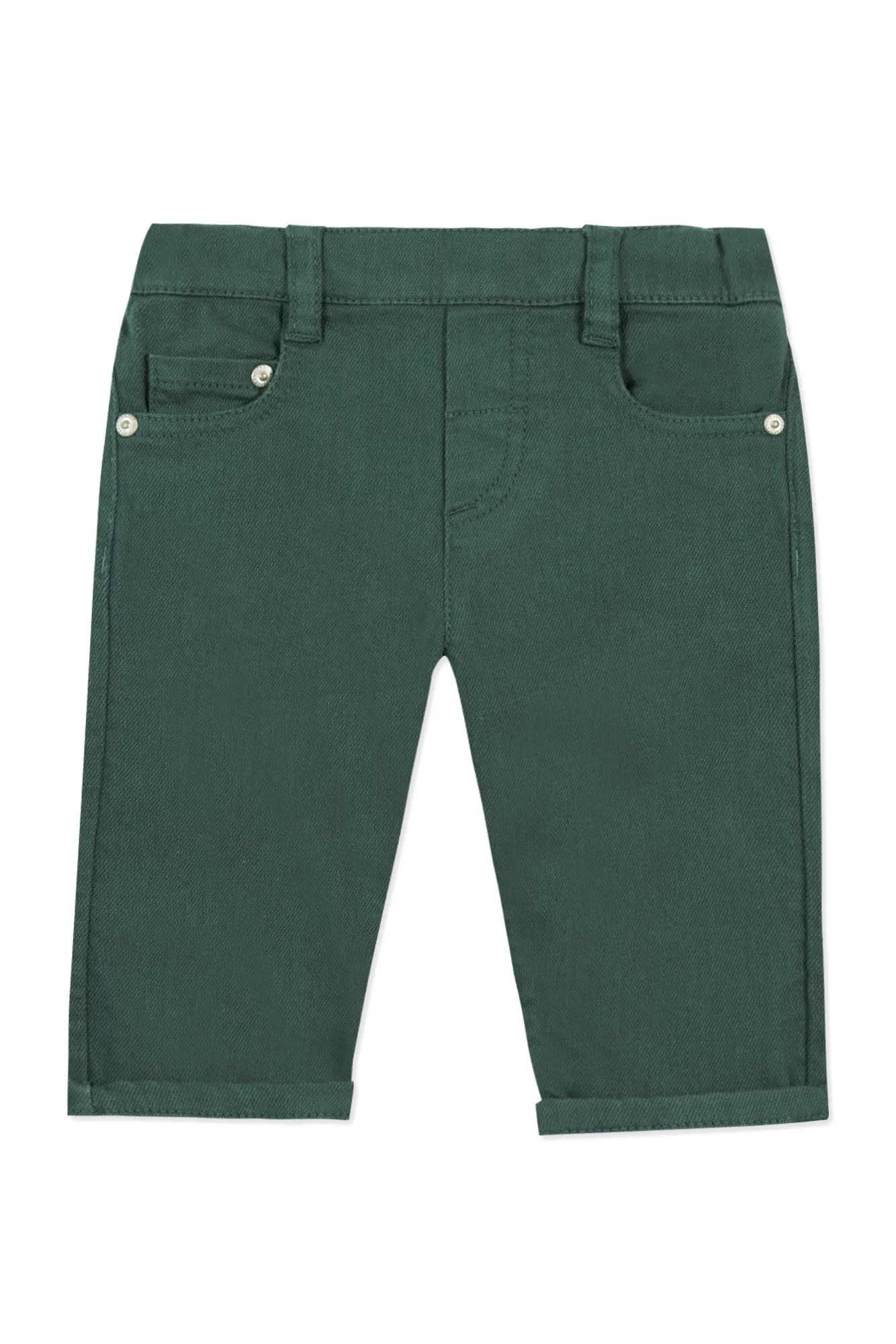 Trousers - Green English Twill