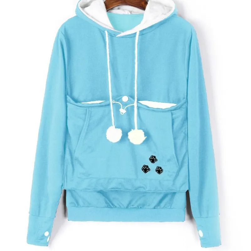 Unisex Cat Pet Large Comfortable Pouch Hoodies For Cat Lovers