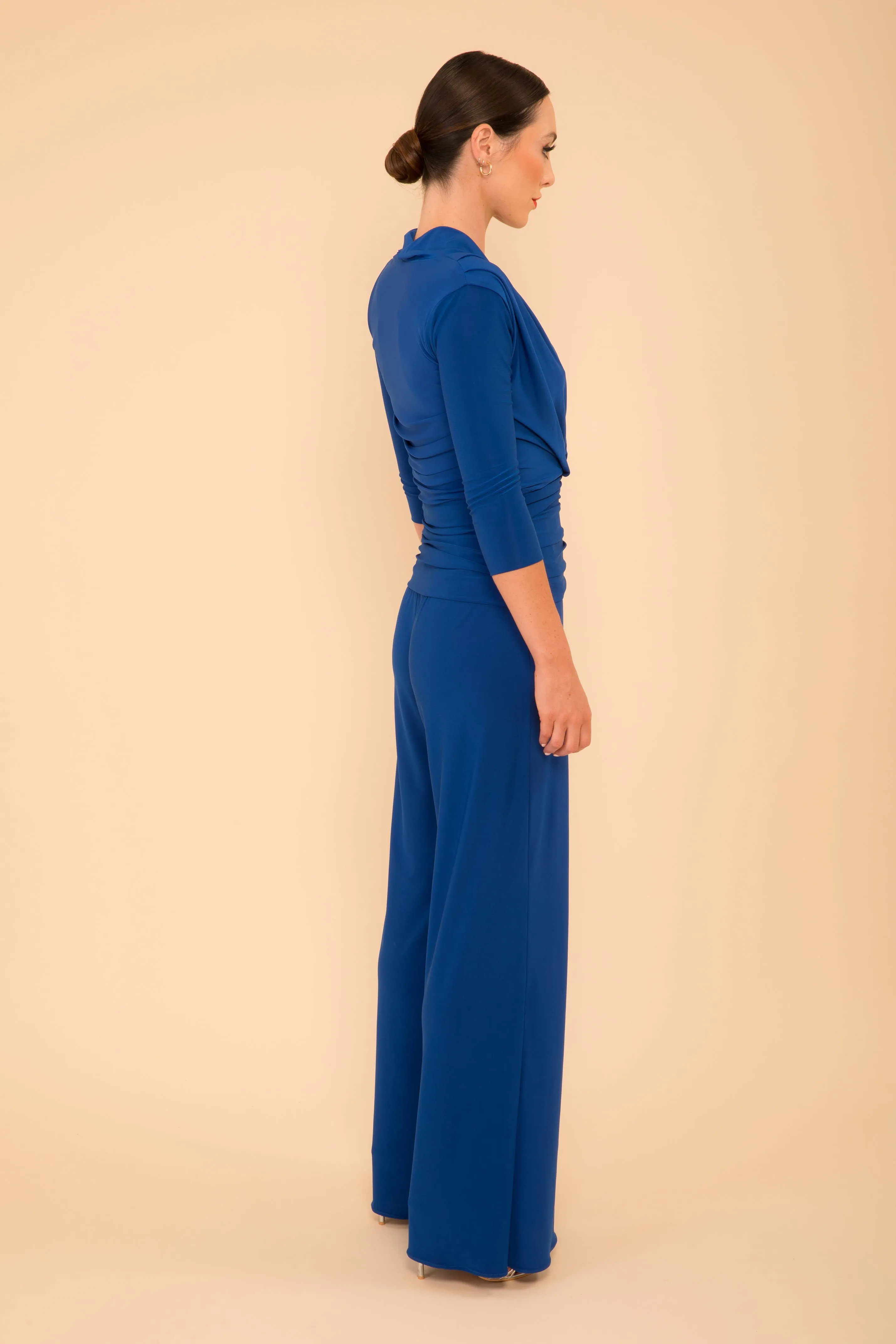 Uranium jumpsuit in cobalt