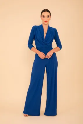 Uranium jumpsuit in cobalt