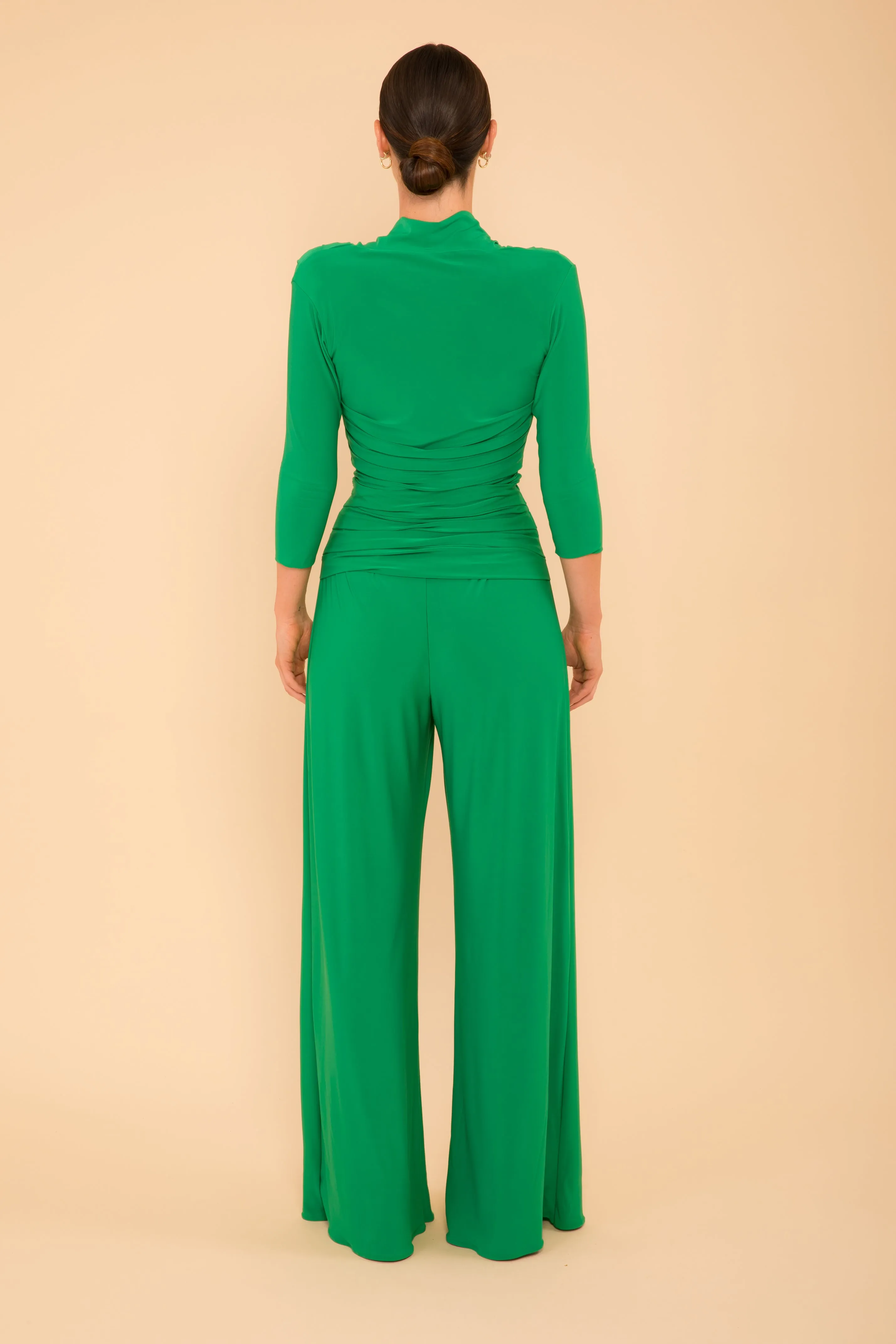 Uranium jumpsuit in emerald green