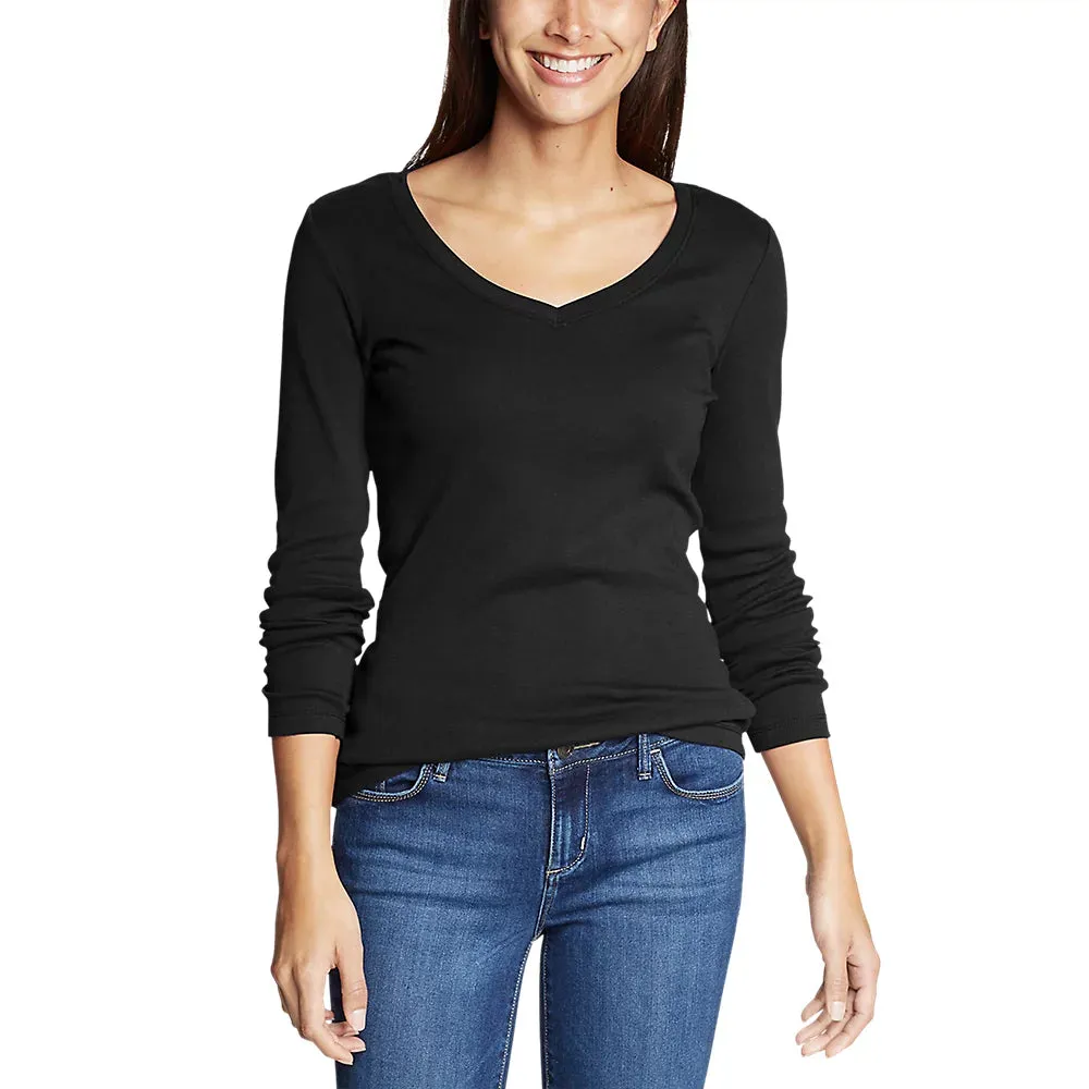 Women's Stine's Long-Sleeve V-Neck T-Shirt
