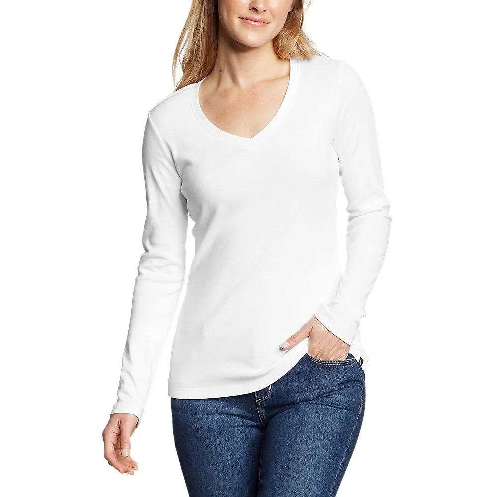 Women's Stine's Long-Sleeve V-Neck T-Shirt