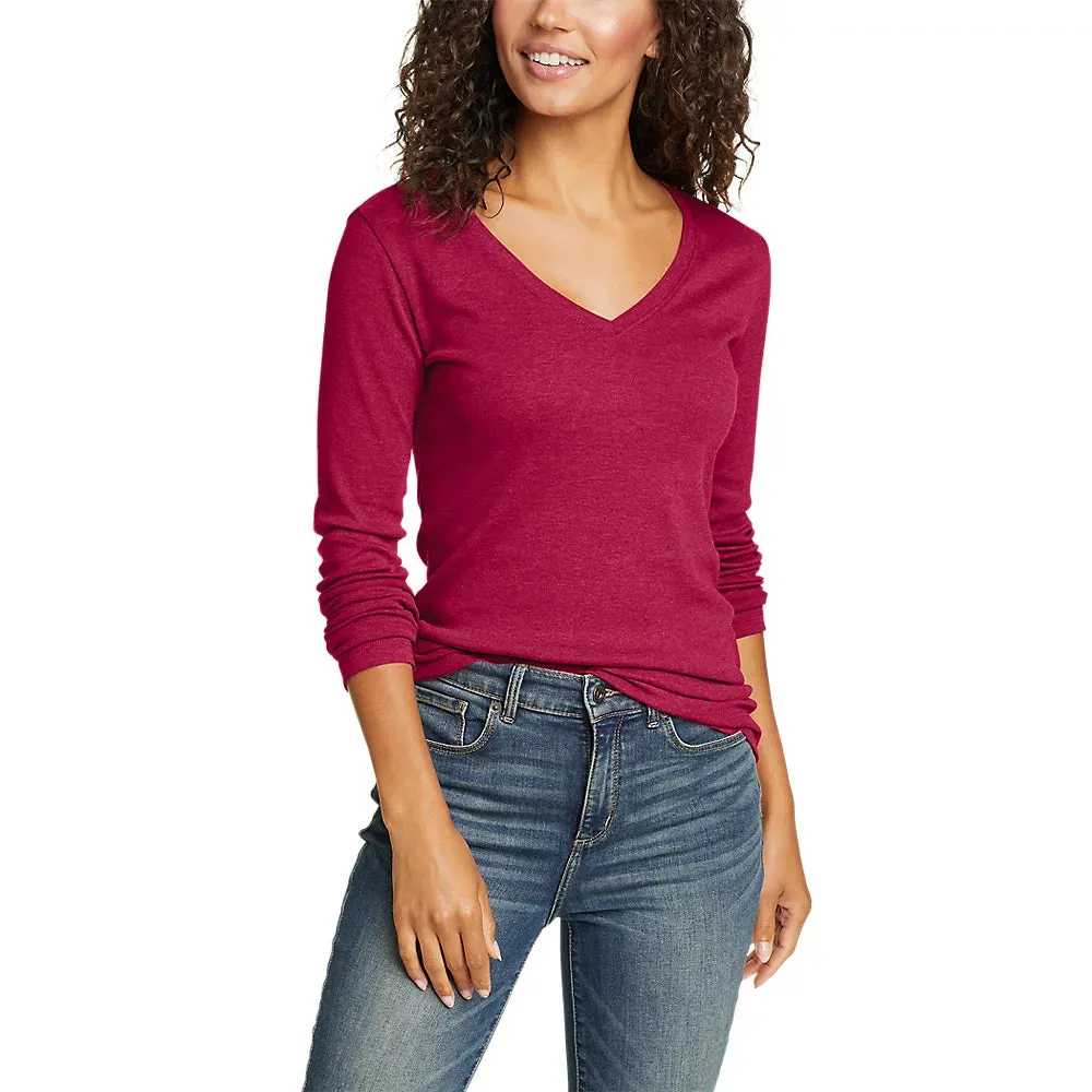 Women's Stine's Long-Sleeve V-Neck T-Shirt