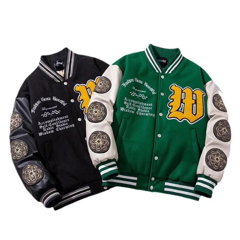 Woolen Baseball Jacket