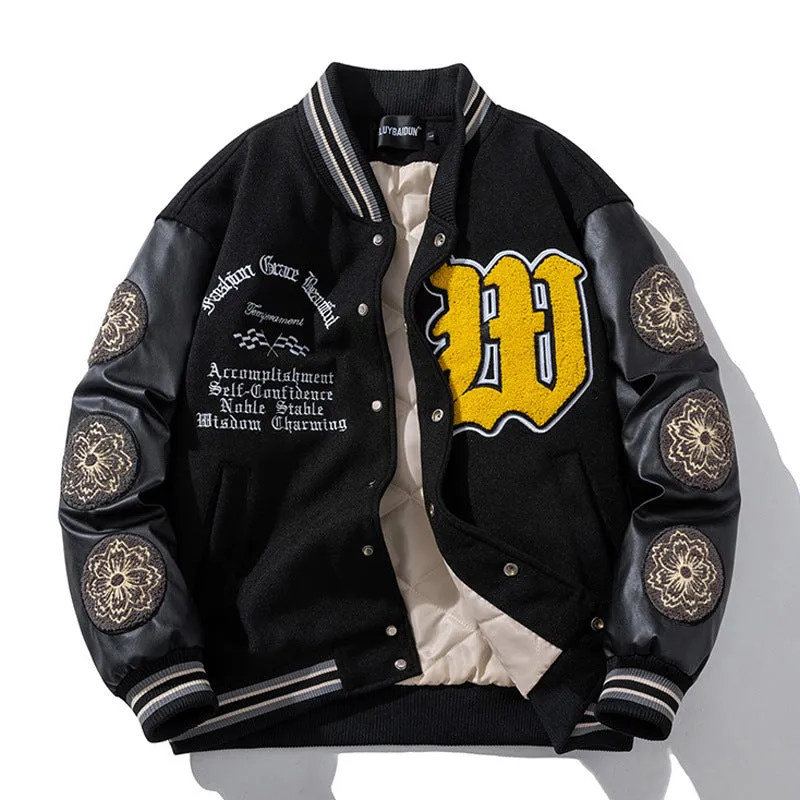 Woolen Baseball Jacket